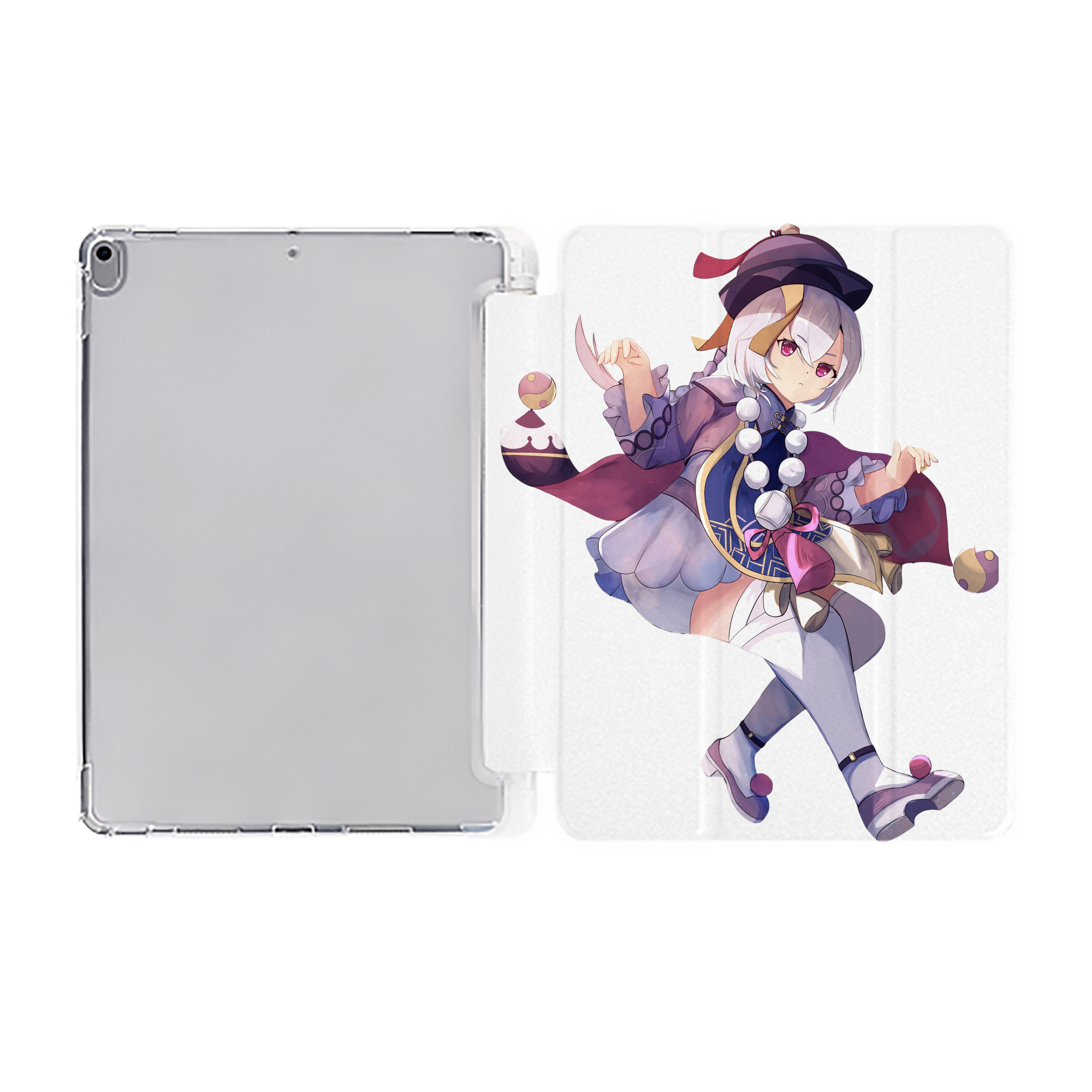 げんし神 七七 なな  genshin Nana IPad ケース ペン収納付き 三つ折りスタンド PUレザー×シリコン 対応機種9.5/10.5/10.9インチ
